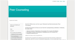 Desktop Screenshot of peer-counseling.org
